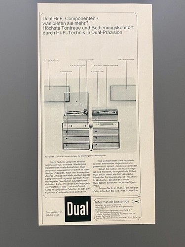 Dual componenten - dual, hi-fi