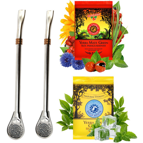 Yerba mate set bombilla - yerba,