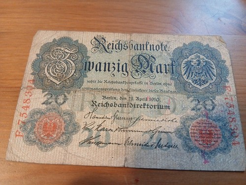 Reichsbanknote mark 21 - reichsbanknote,