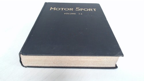 Motor sport volume xxxiv - sport,