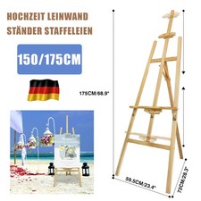 Staffelei Holz groß 175 cm -