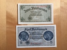 REICHSBANKNOTEN: Zwei und