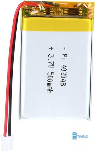 500mah ion batterie - 3.7v,
