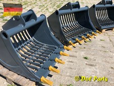 ⭐ Sieblöffel Sortierlöffel 1 m 1,20 m MS08 Gitterlöffel bis 12 t Bagger NEU