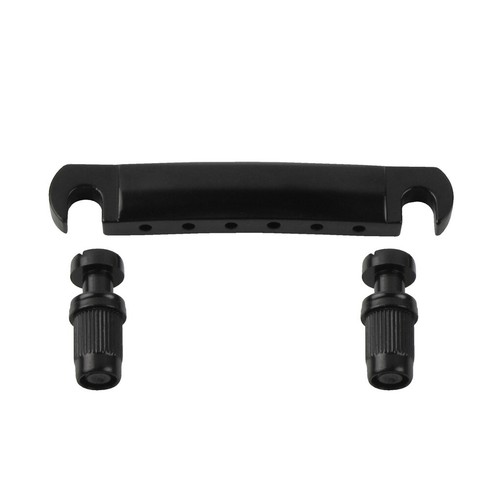 Schwarzer gitarrensaitenhalter - schwarzer,