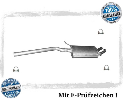 Mittelschalldämpfer für audi - mittelschalldämpfer,