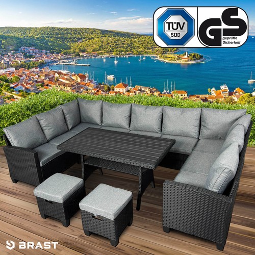 Brast poly rattan - brast, sitzgarnitur