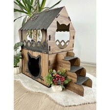 XL Katzenhaus Katzenhäuschen