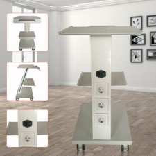 Tragbar Rollwagen Zahntechnik Schönheits Gerätewagen Dental Trolley Cart 3 Ebene