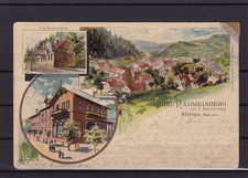 AK Altenau / Harz, Hotel Rammelsberg, 3 Ansichten, 1899 #F062728