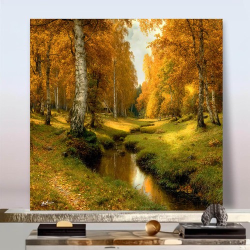 Leinwandbild wald bäume - leinwandbild,