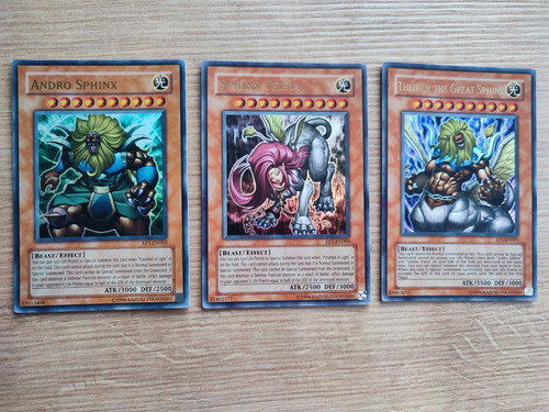 3 karten lot 1 - yu-gi-oh!,