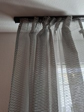 Schöner Wohnen 2 x Vorhang Splash grau NP 138,-€ fast neu