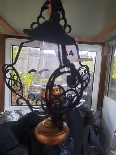 Alte dänische petroleumlampe - alte,