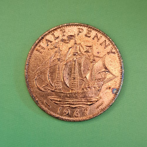 Penny half - /, münze