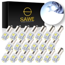 20 x SAWE White T11 BA9S T4W