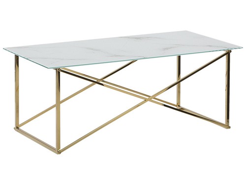Couchtisch marmor optik - couchtisch, weiß