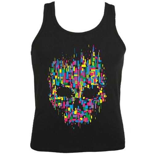 Tank top biker shirt skull - tank,