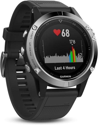Garmin fenix schwarz silber - 5, schwarz/silber