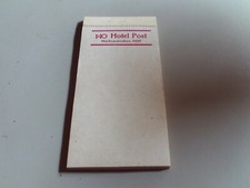 Alter Quittungsblock HO Hotel Post Markneukirchen um 1965