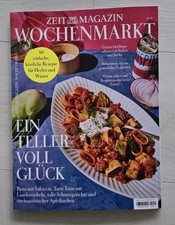 ZEIT Wochenmarkt Magazin Ausgabe Nr.9 Herbst/Winter"Ein Teller voller Glück"NEU 
