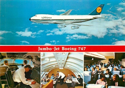 Lufthansa jumbo jet - -, jumbo-jet