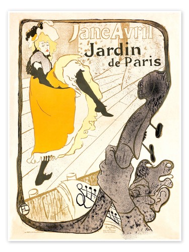 Poster jane avril henri de - avril,