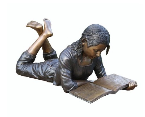 Bronze skulptur liegendes - skulptur,