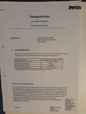 TÜV-Gutachten  Postert  Tuning Heckspoiler Ford Probe 16V ECP aus 1995