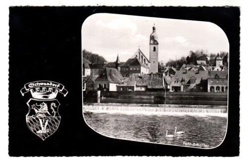 Schwandorf teilansicht - ak,