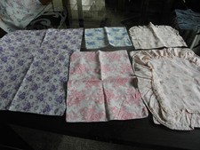 5 x Kinder Puppen Bettwäsche Bauernbettwäsche Nadeldruck