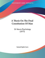 Samuel Spahr Laws | A Thesis