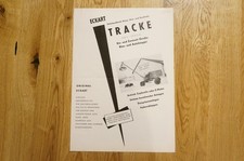 ECKART Ein und Zweiseil Greifer Kiesbagger Prospekt 4 Seiten 1961