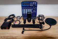 Mini Mixing Console + Micro + Phantom Verstärker + Funkadapter