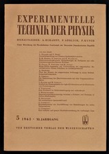 Experimentelle technik der - technik,