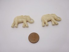 Mampe Berlin: Konvolut 2 Elefanten, Kunststoff  (OK20)