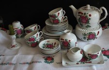 Teegeschirr 6 Personen Ostfriesenrose Friesenrose Ostfriesland Warnecke Stövchen