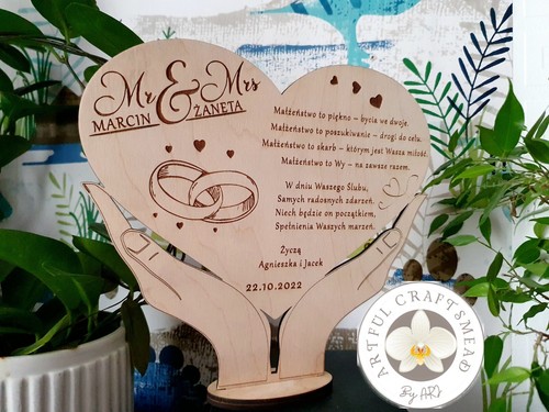 Hochzeit personalisiert holz - hochzeit,