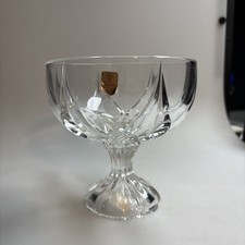 2511017 NACHTMANN Bleikristall Kleine Fußschale Sahneschale H/D: 13 x 13,4 cm