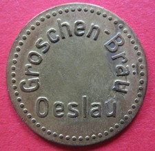 alte WERTMARKE OESLAU Sachsen