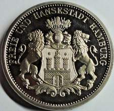 Medaille Hamburg 1989 800