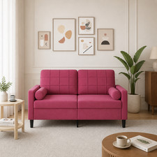 2 Sitzer Couch Sofa Samt