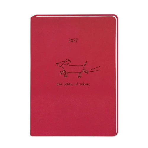 Terminplaner lederlook 2027 - terminplaner,