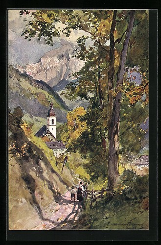 Künstler edward harrison - künstler-ak,