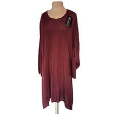 Damen Fein Strickkleid Tunika