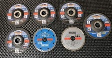 7x 125mm Scheiben Flex Winkelschleifer Schrupp- Diamant- Trennscheibe Neu