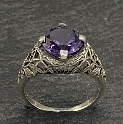 Alexandrit ring 925er silber - alexandrit,