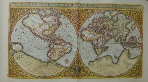 Historische weltkarte von - historische,