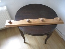 4er Wand-Garderobe Holz Kiefer unbehandelt Landhausstil Vintage W791