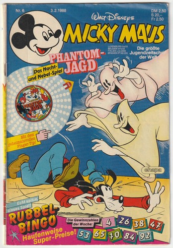 Micky maus 06 1988 ohne - micky, #06/1988